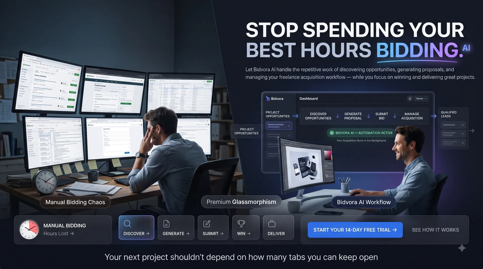 Stop Spending Your Best Hours Bidding - Bidvora AI Automation